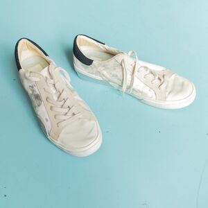 Dolce Vita Zina Lace Up Mixed Print Low Ankle Sneaker Size 8.5 Streetwear
